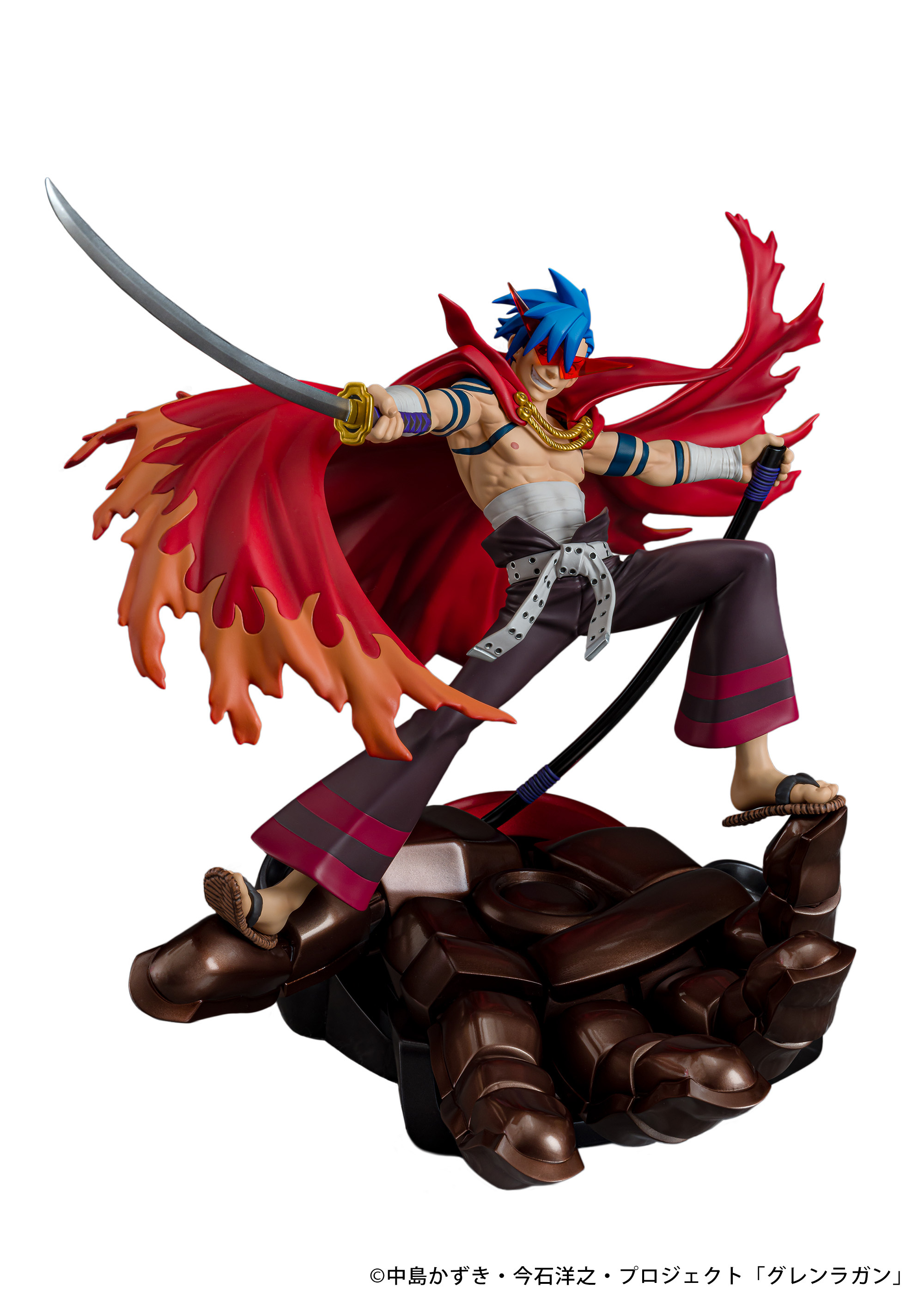 "Tengen Toppa Gurren Lagann" Scale Figure Kamina & Gurren