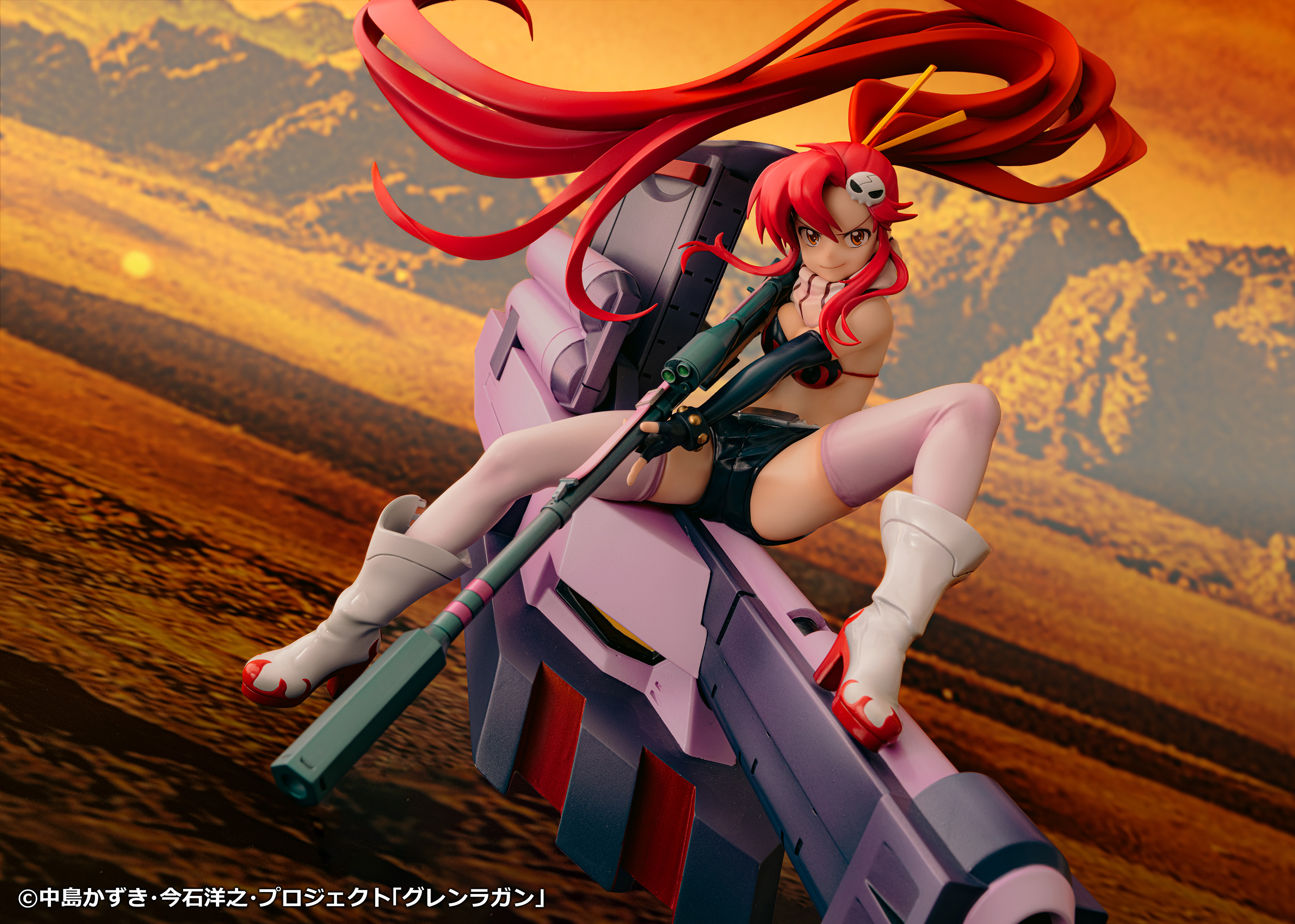 "Tengen Toppa Gurren Lagann" Scale Figure Yoko & Yoko M Tank