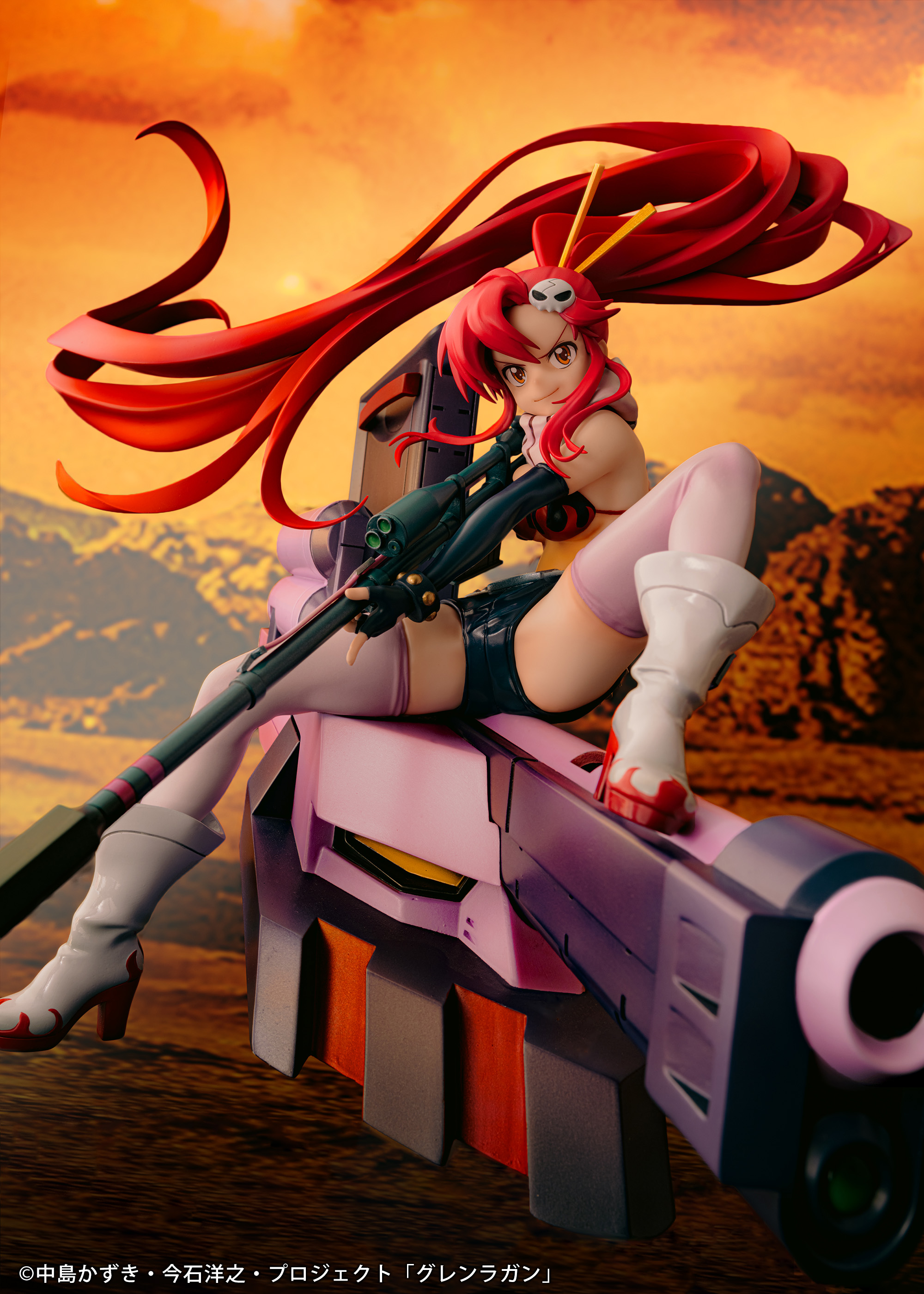 "Tengen Toppa Gurren Lagann" Scale Figure Yoko & Yoko M Tank