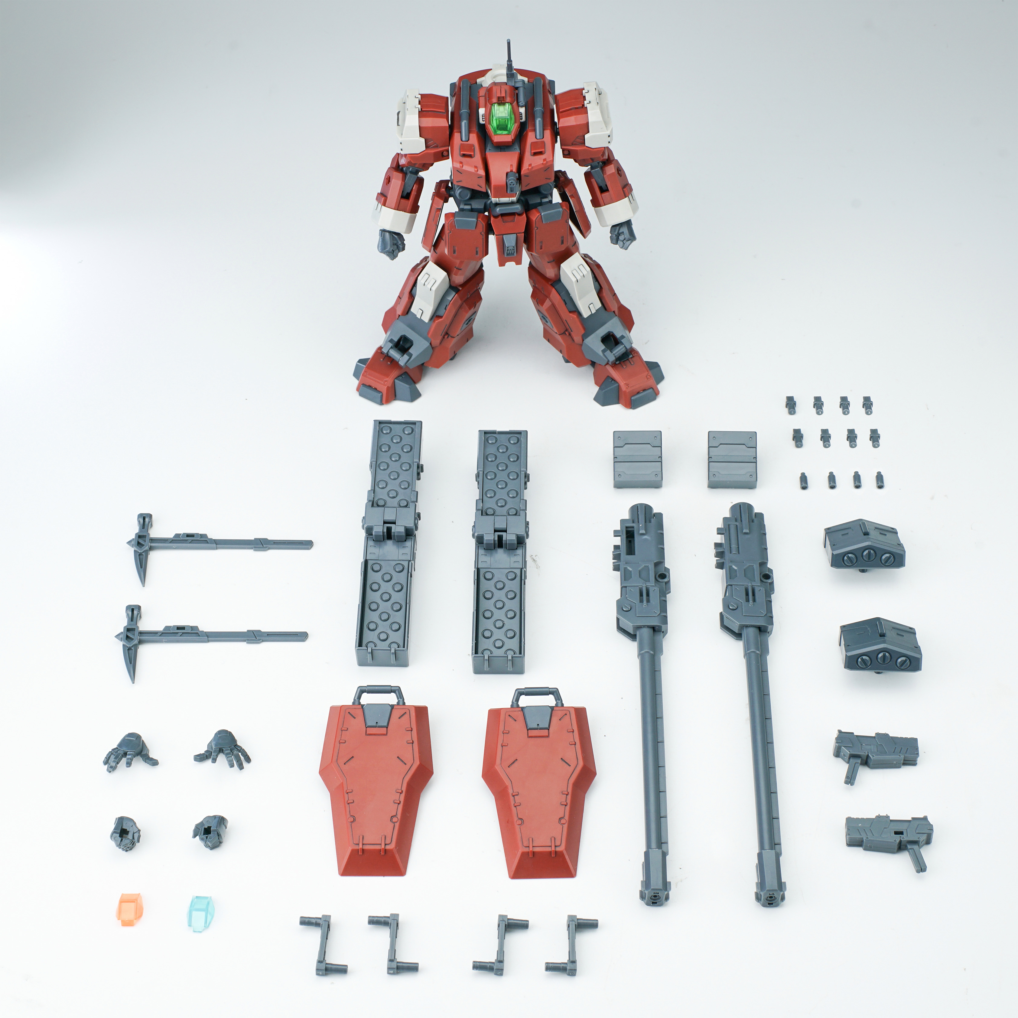 SHEIK MAINLAND ULTRA ACTION TROOPER SERIES HONG MO 1/144 SCALE PLASTIC MODEL KIT (RED)