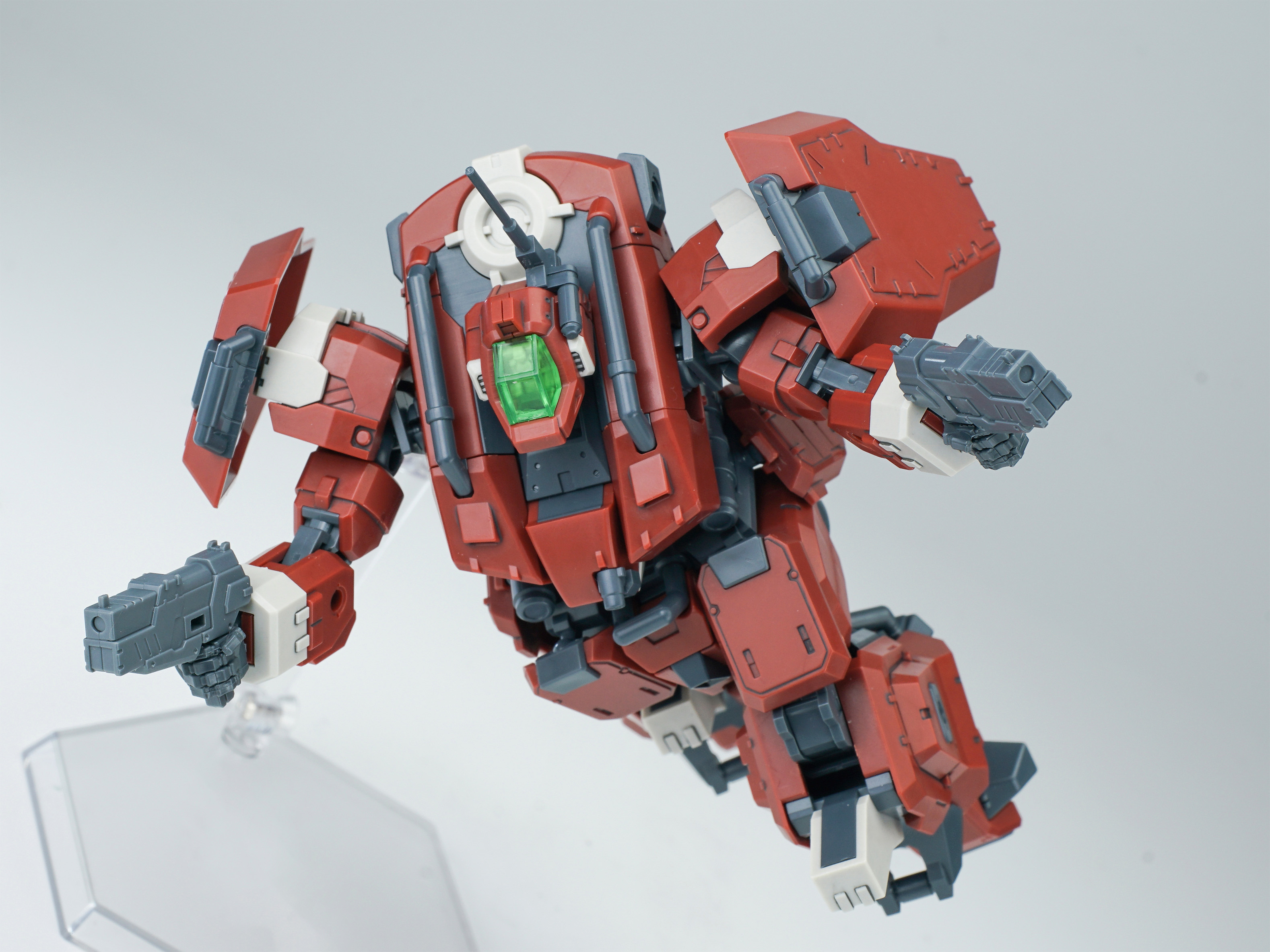 SHEIK MAINLAND ULTRA ACTION TROOPER SERIES HONG MO 1/144 SCALE PLASTIC MODEL KIT (RED)