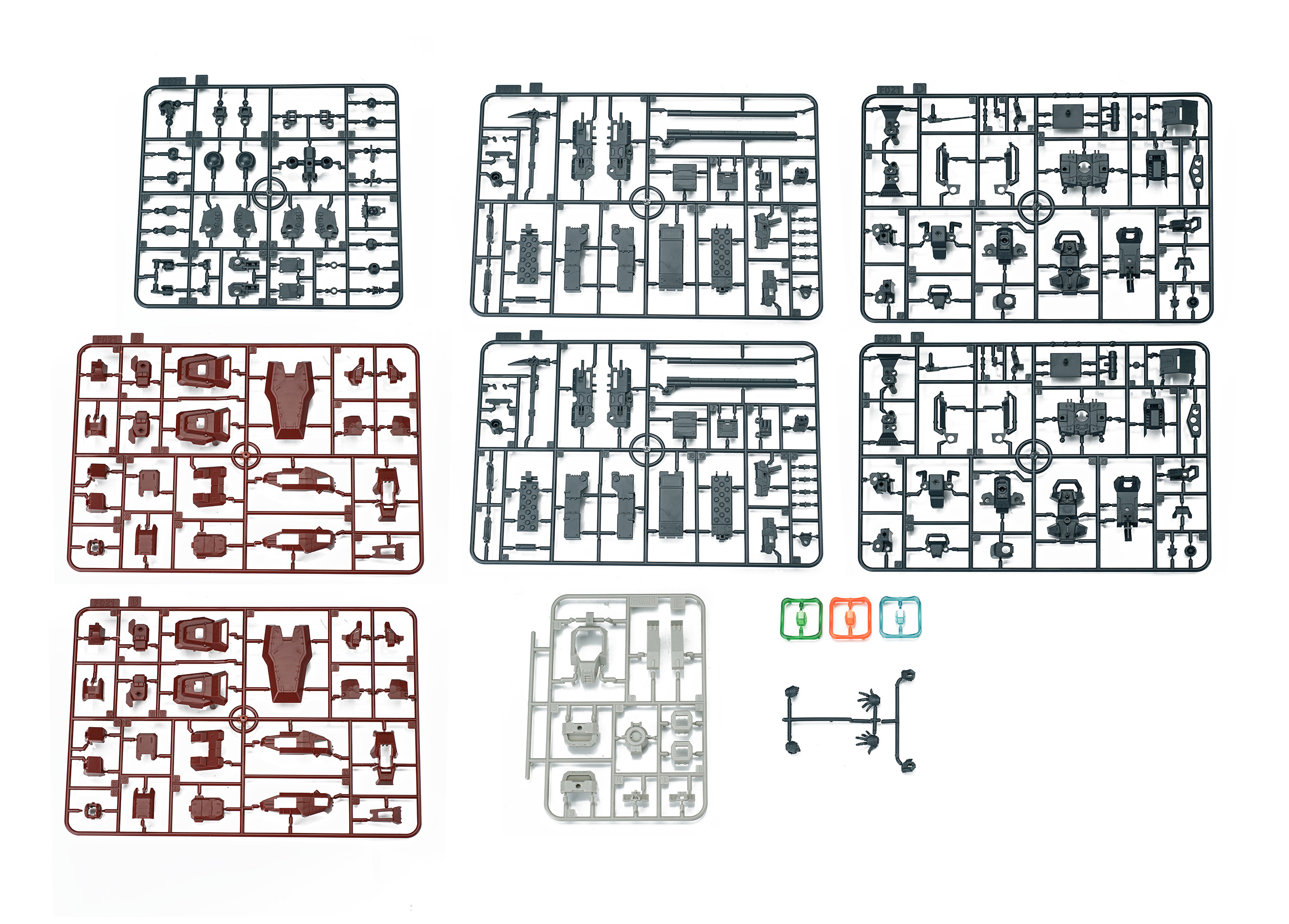 SHEIK MAINLAND ULTRA ACTION TROOPER SERIES HONG MO 1/144 SCALE PLASTIC MODEL KIT (RED)
