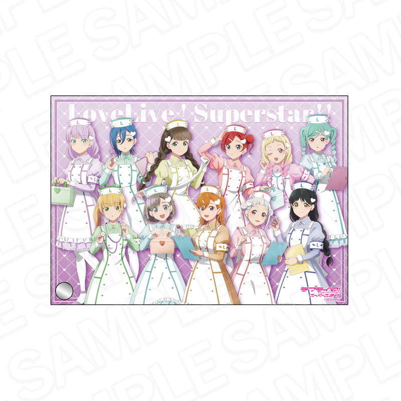 "Love Live! Superstar!!" Mini Acrylic Art Pastel Nurses Ver.
