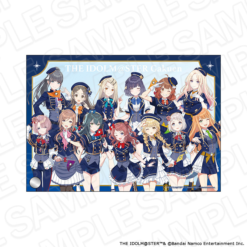 "Gakuen Idolmaster" Mini Acrylic Art Amusement Park Ver.