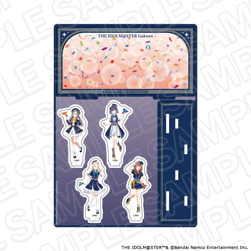"Gakuen Idolmaster" Acrylic Diorama B Amusement Park Ver.