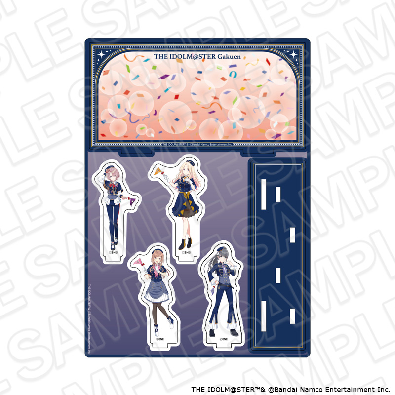 "Gakuen Idolmaster" Acrylic Diorama C Amusement Park Ver.