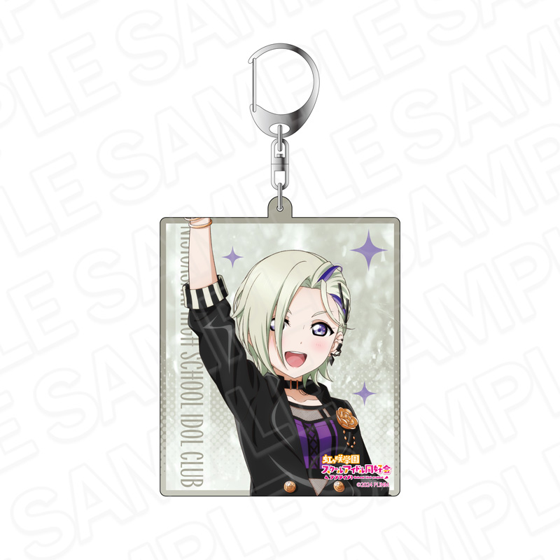 "Love Live! Nijigasaki High School Idol Club" Deka Key Chain Mia Taylor 4th Live Solo Costume Ver.
