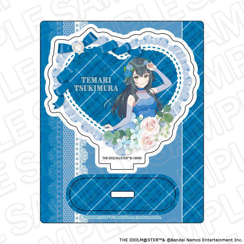 "Gakuen Idolmaster" Acrylic Stand Tsukimura Temari Floral Dress Ver.