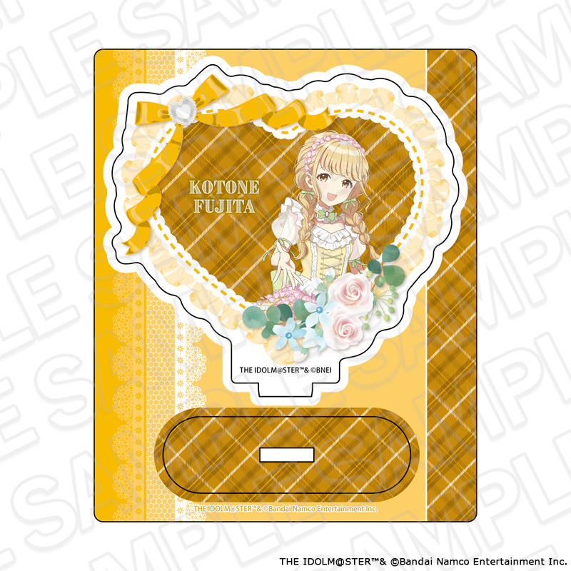 "Gakuen Idolmaster" Acrylic Stand Fujita Kotone Floral Dress Ver.