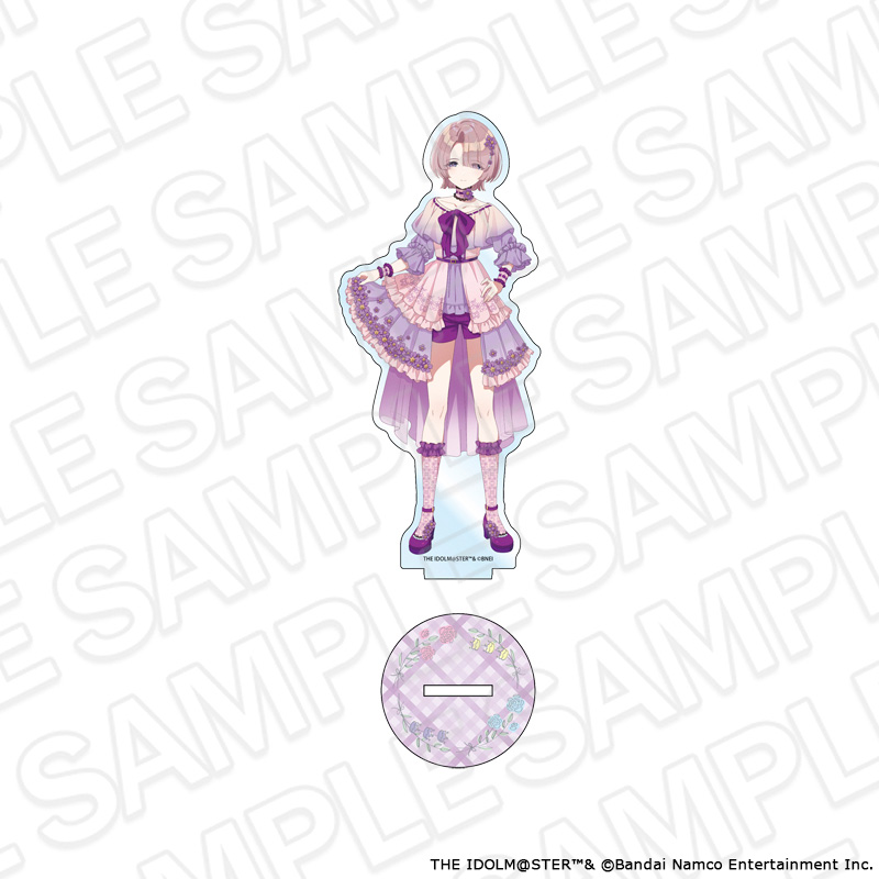 "Gakuen Idolmaster" Acrylic Figure Arimura Mao Floral Dress Ver.