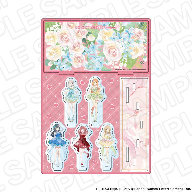 "Gakuen Idolmaster" Acrylic Diorama A Floral Dress Ver.