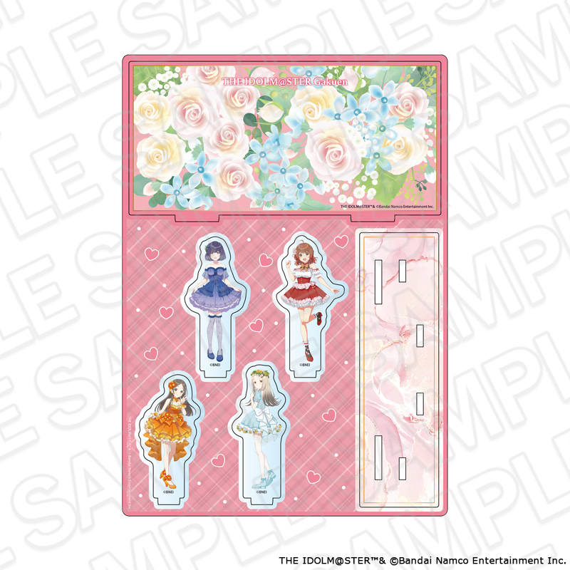 "Gakuen Idolmaster" Acrylic Diorama B Floral Dress Ver.