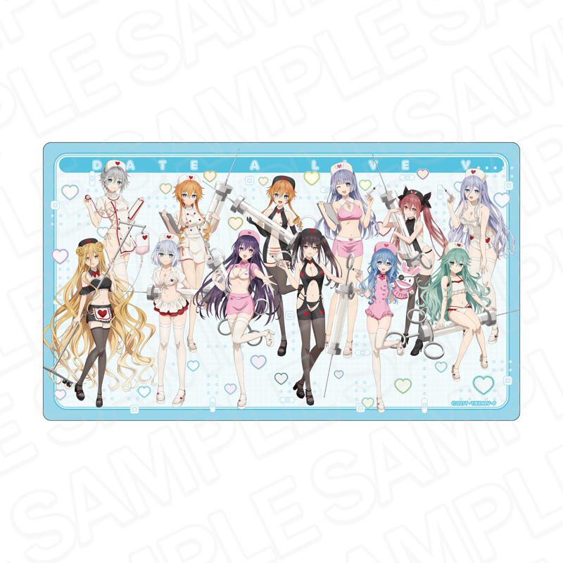 "Date A Live V" Rubber Desk Mat Nurse of the Southern Island Ver.
