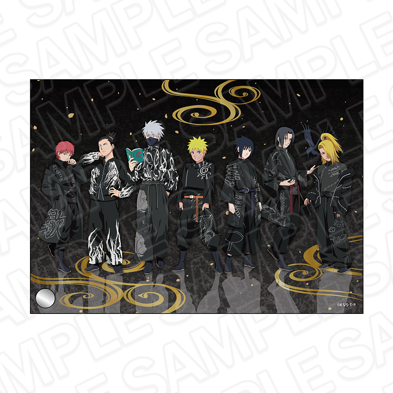 "NARUTO -Shippuden-" Mini Acrylic Art Black Outfit Ver.
