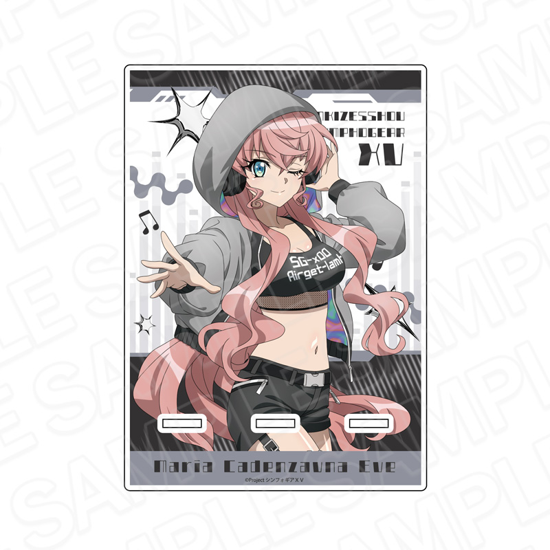 "Senki Zessho Symphogear XV" Acrylic Smartphone Stand Maria Cadenzavna Eve DJ Ver.