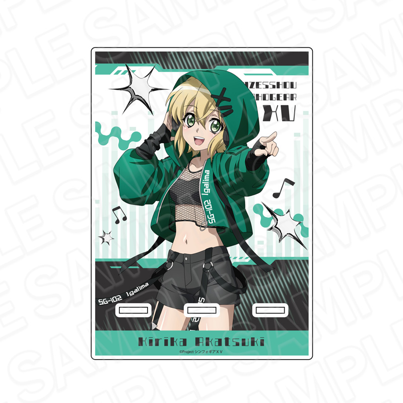 "Senki Zessho Symphogear XV" Acrylic Smartphone Stand Akatsuki Kirika DJ Ver.
