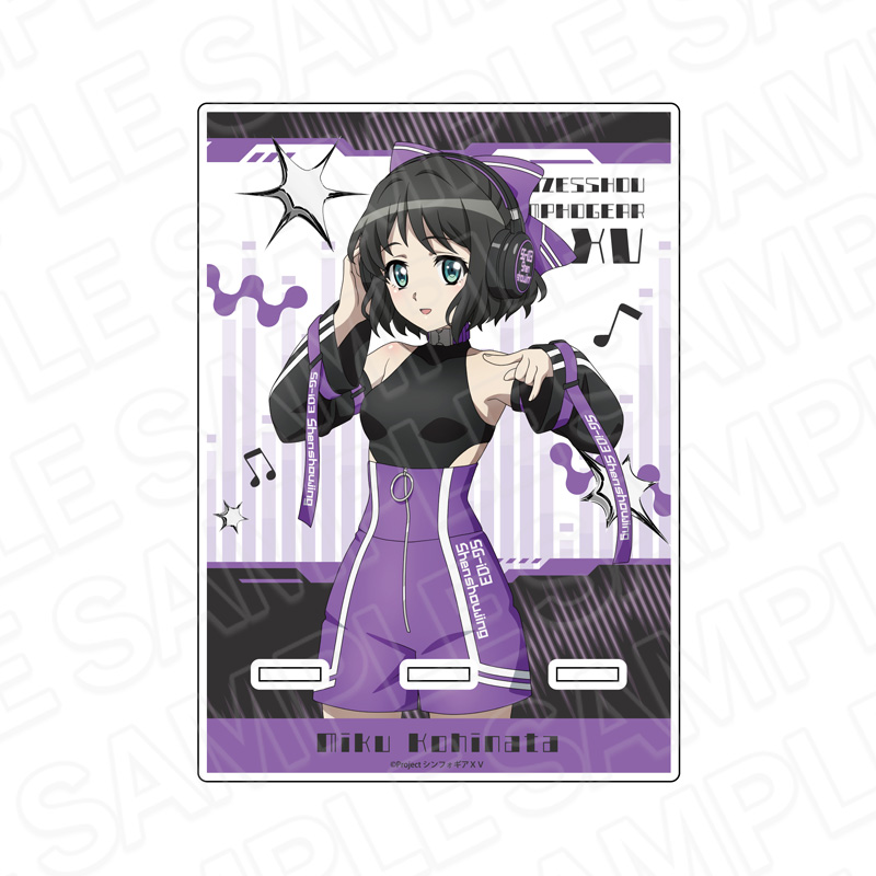 "Senki Zessho Symphogear XV" Acrylic Smartphone Stand Kohinata Miku DJ Ver.