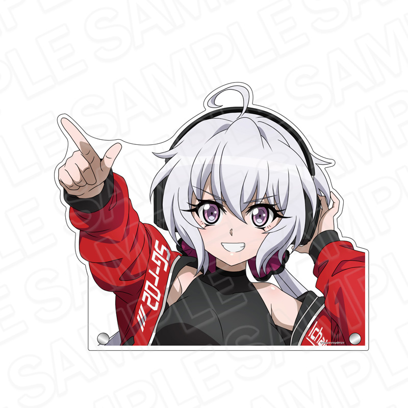 "Senki Zessho Symphogear XV" Extra Large Die-cut Acrylic Board Yukine Chris DJ Ver.