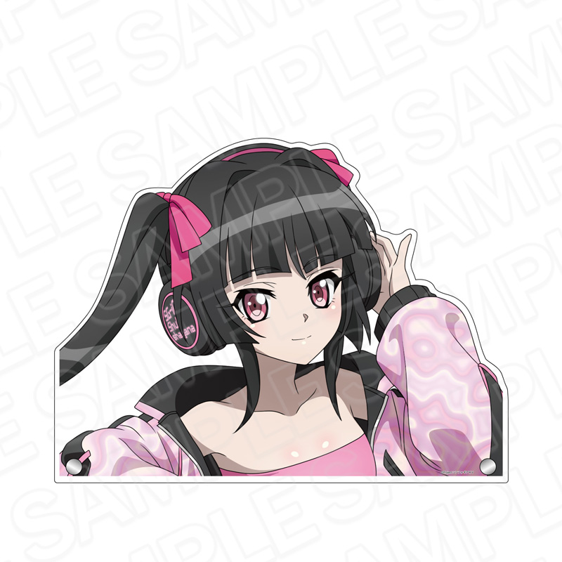 "Senki Zessho Symphogear XV" Extra Large Die-cut Acrylic Board Tsukuyomi Shirabe DJ Ver.