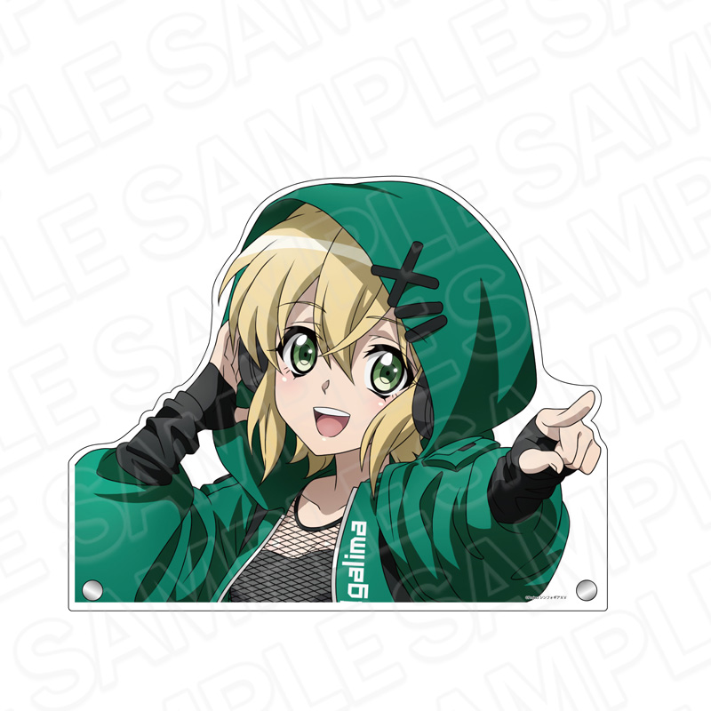 "Senki Zessho Symphogear XV" Extra Large Die-cut Acrylic Board Akatsuki Kirika DJ Ver.