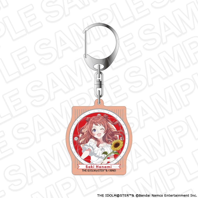 "Gakuen Idolmaster" Aurora Acrylic Key Chain Hanami Saki Sunflower Ver.
