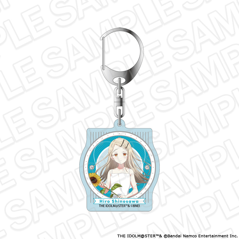 "Gakuen Idolmaster" Aurora Acrylic Key Chain Shinosawa Hiro Sunflower Ver.