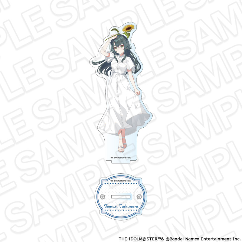 "Gakuen Idolmaster" Acrylic Figure Tsukimura Temari Sunflower Ver.