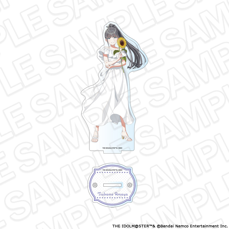 "Gakuen Idolmaster" Acrylic Figure Amaya Tsubame Sunflower Ver.
