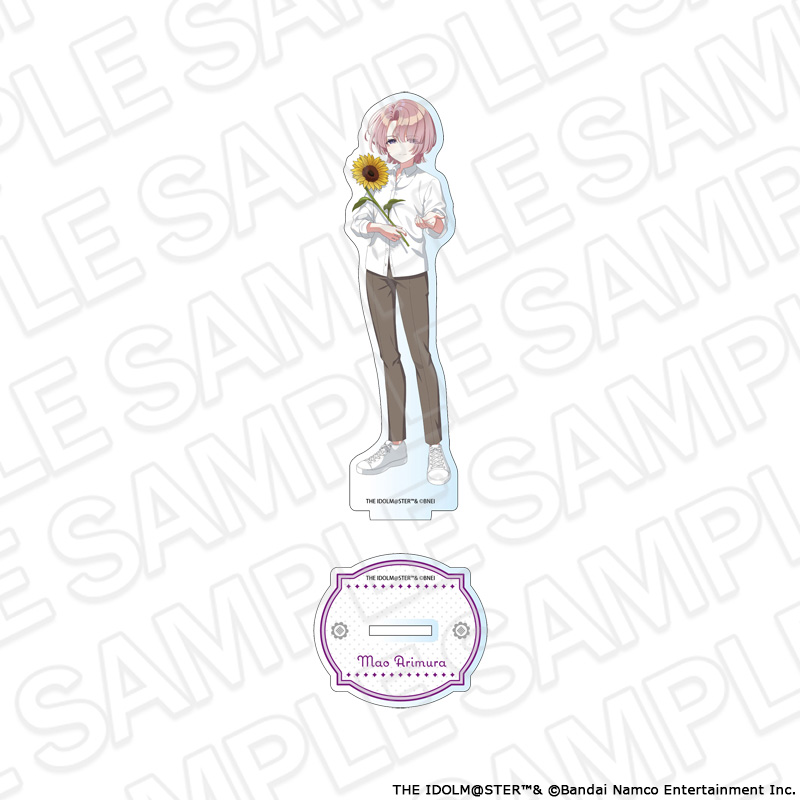 "Gakuen Idolmaster" Acrylic Figure Arimura Mao Sunflower Ver.