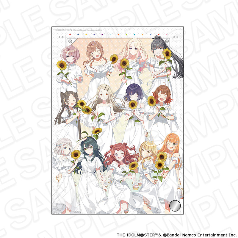 "Gakuen Idolmaster" Aurora Mini Acrylic Art Sunflower Ver.