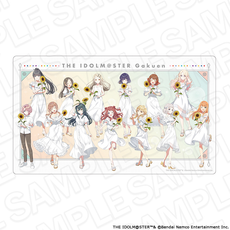 "Gakuen Idolmaster" Rubber Desk Mat Sunflower Ver. Vol. 2