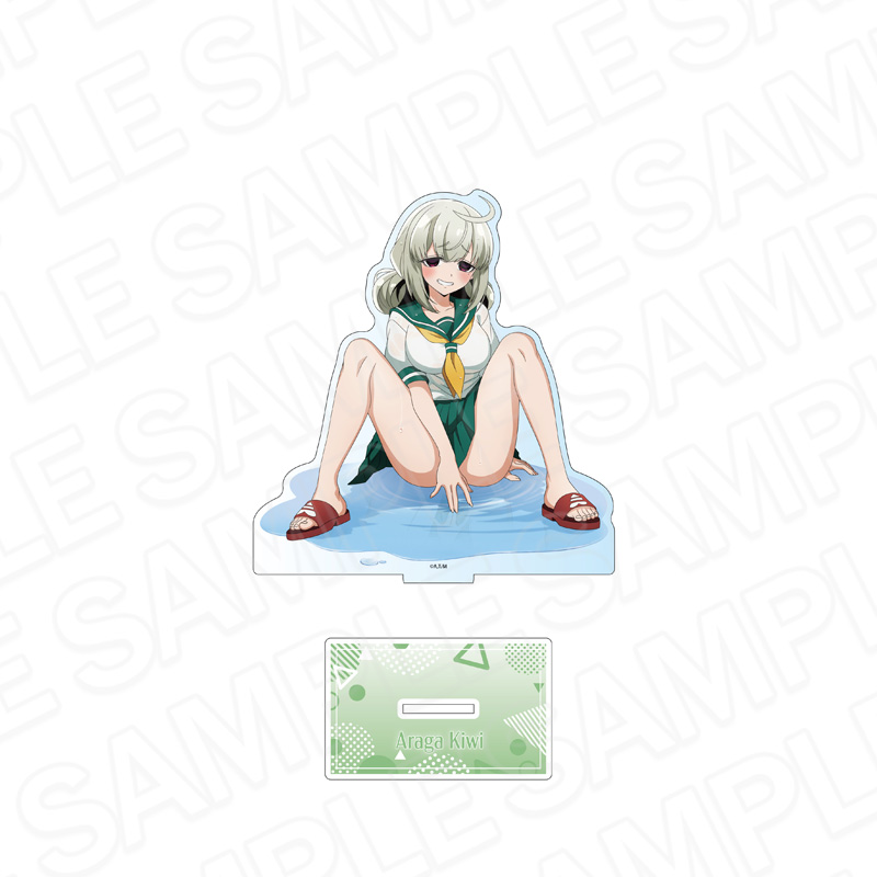 "Gushing Over Magical Girls" Deka Acrylic Stand Araga Kiwi Puddle Ver.