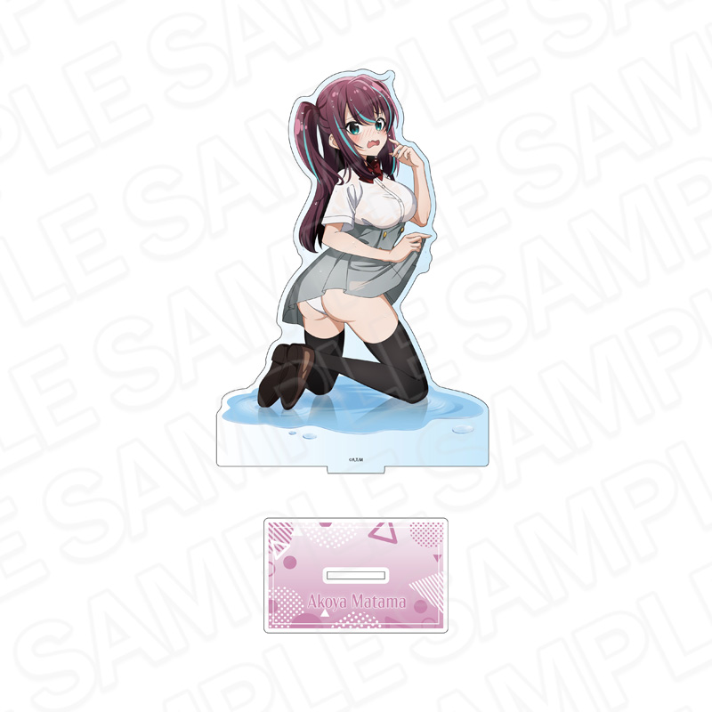 "Gushing Over Magical Girls" Deka Acrylic Stand Akoya Matama Puddle Ver.