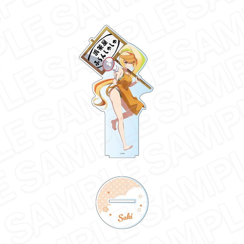 "Zombie Land Saga: Yumeginga Paradise" Deka Acrylic Stand Nikaido Saki Everlasting Summer Beach House Ver.