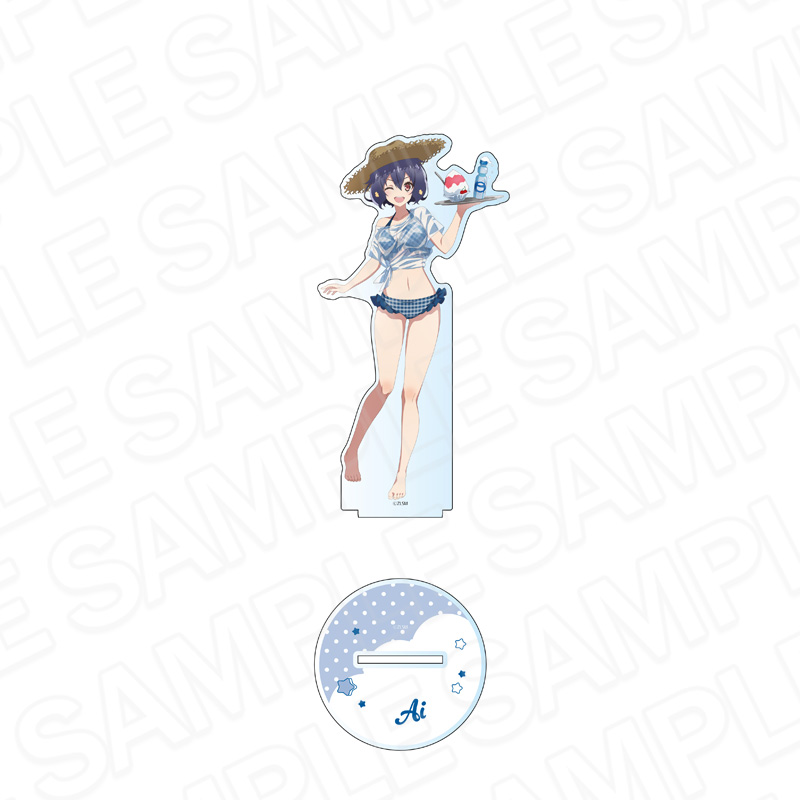 "Zombie Land Saga: Yumeginga Paradise" Deka Acrylic Stand Mizuno Ai Everlasting Summer Beach House Ver.