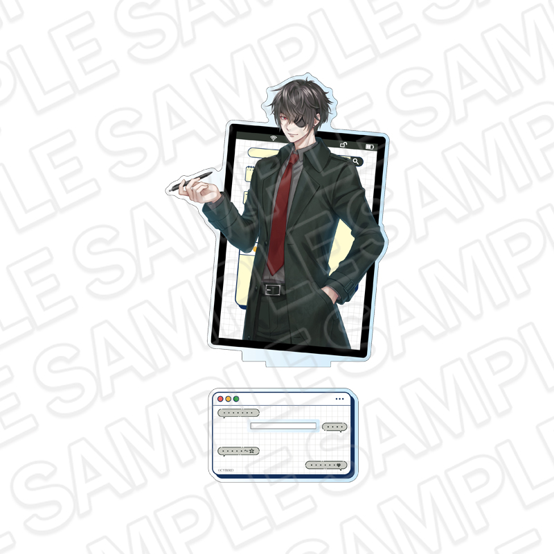"Ikemen Prince: Beauty and Her Beast" Deka Acrylic Stand Gilbert von Obsidian 6th Anniversary Ver.