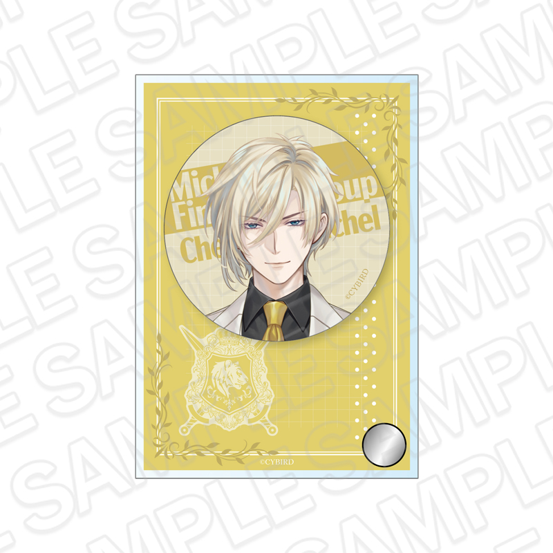"Ikemen Prince: Beauty and Her Beast" Can Badge Stand Set Chevalier Michel 6th Anniversary Ver.