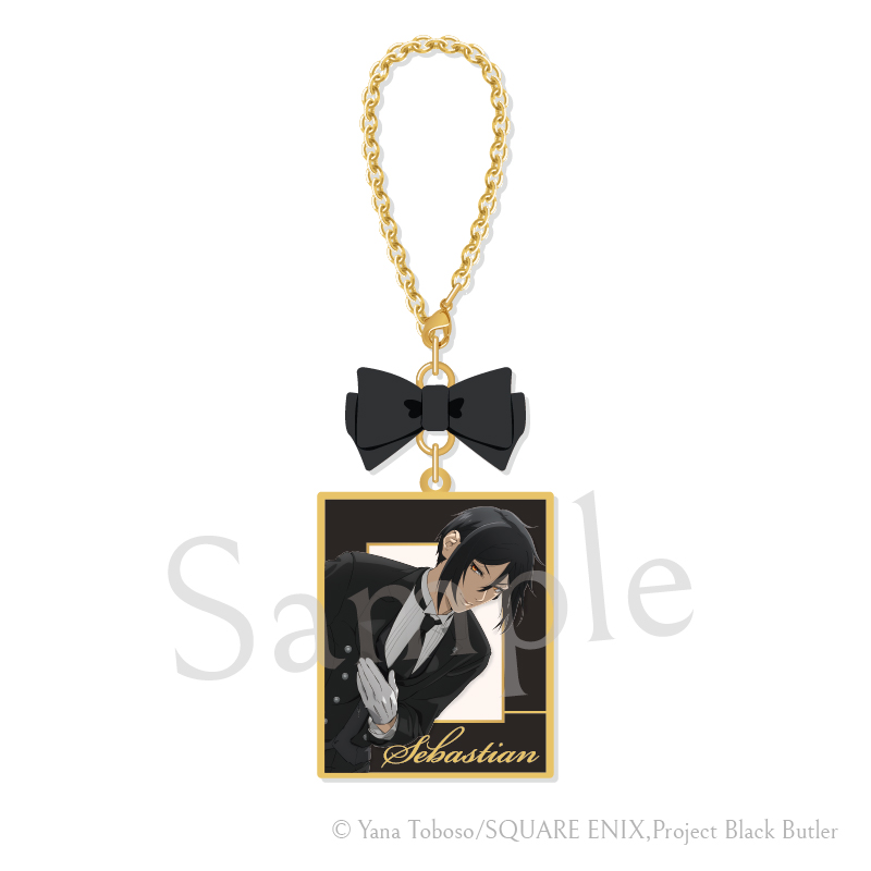 "Black Butler Public School Arc" Bag Charm 1 Sebastian Michaelis