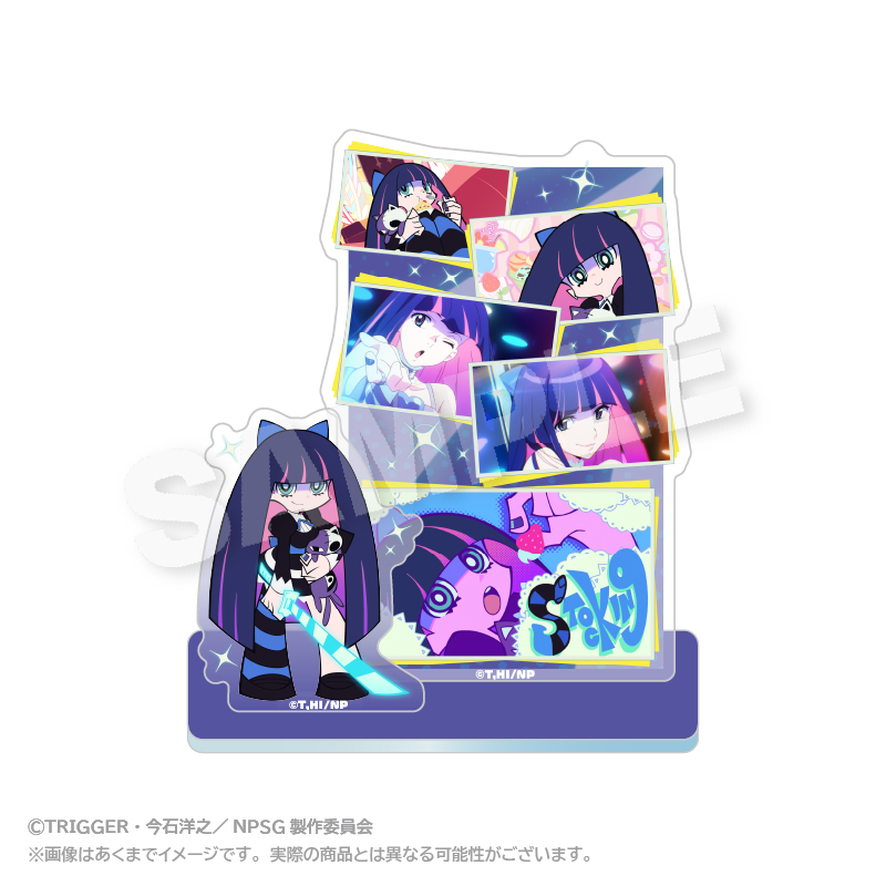 "New Panty & Stocking with Garterbelt" Memories Acrylic Mascot Stocking