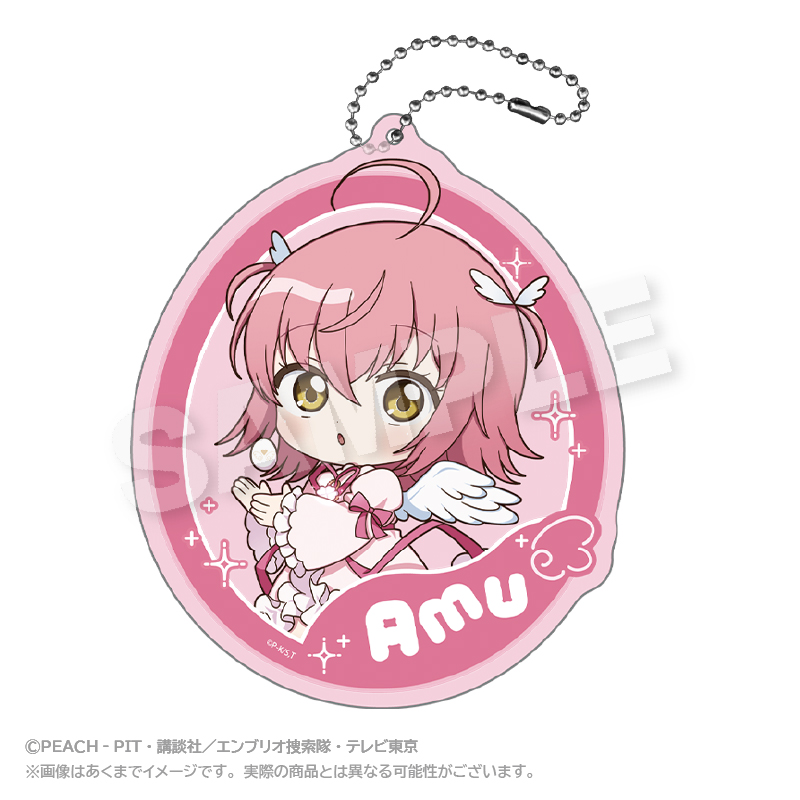 "Shugo Chara!" x RED TOKYO TOWER Mini Character Big Acrylic Key Chain Hinamori Amu