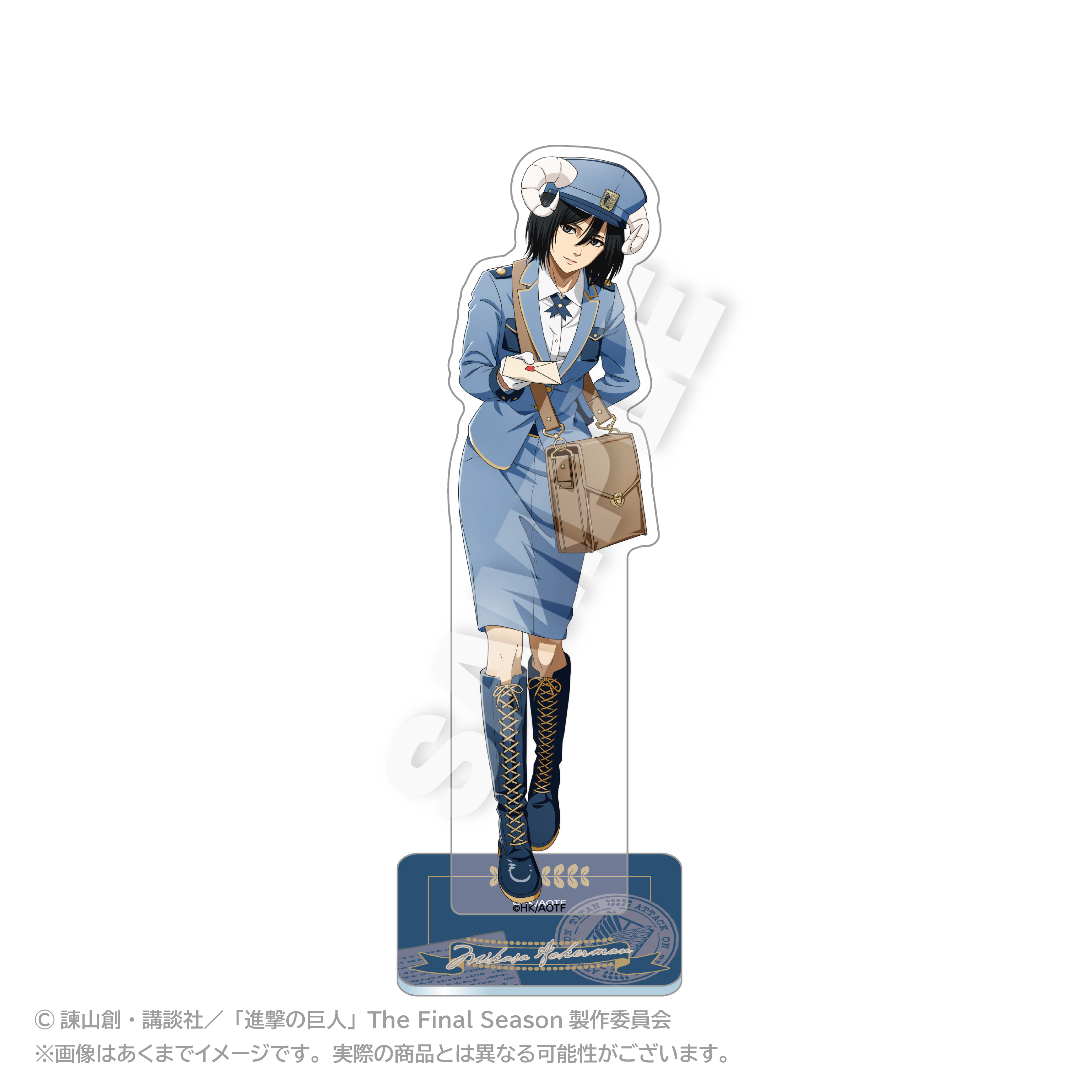 "Attack on Titan" Acrylic Stand Otodoke Mail Ver. (Original Illustration) Mikasa Ackerman