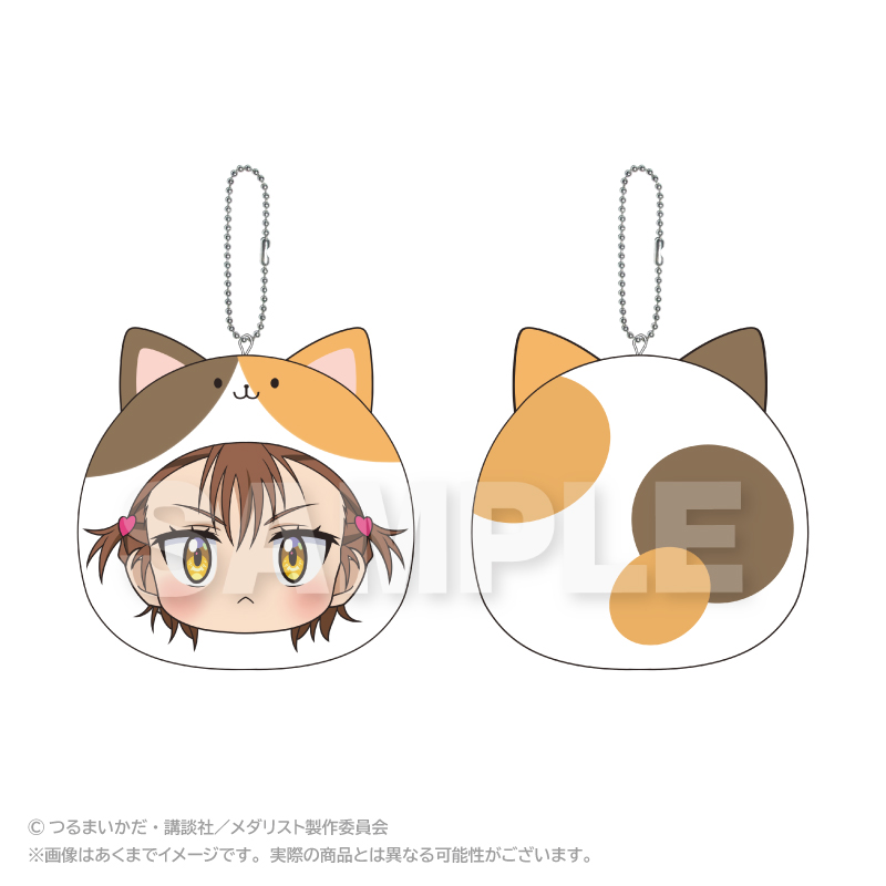 "Medalist" Marumates Cushion Key Chain Miketa Ryoka