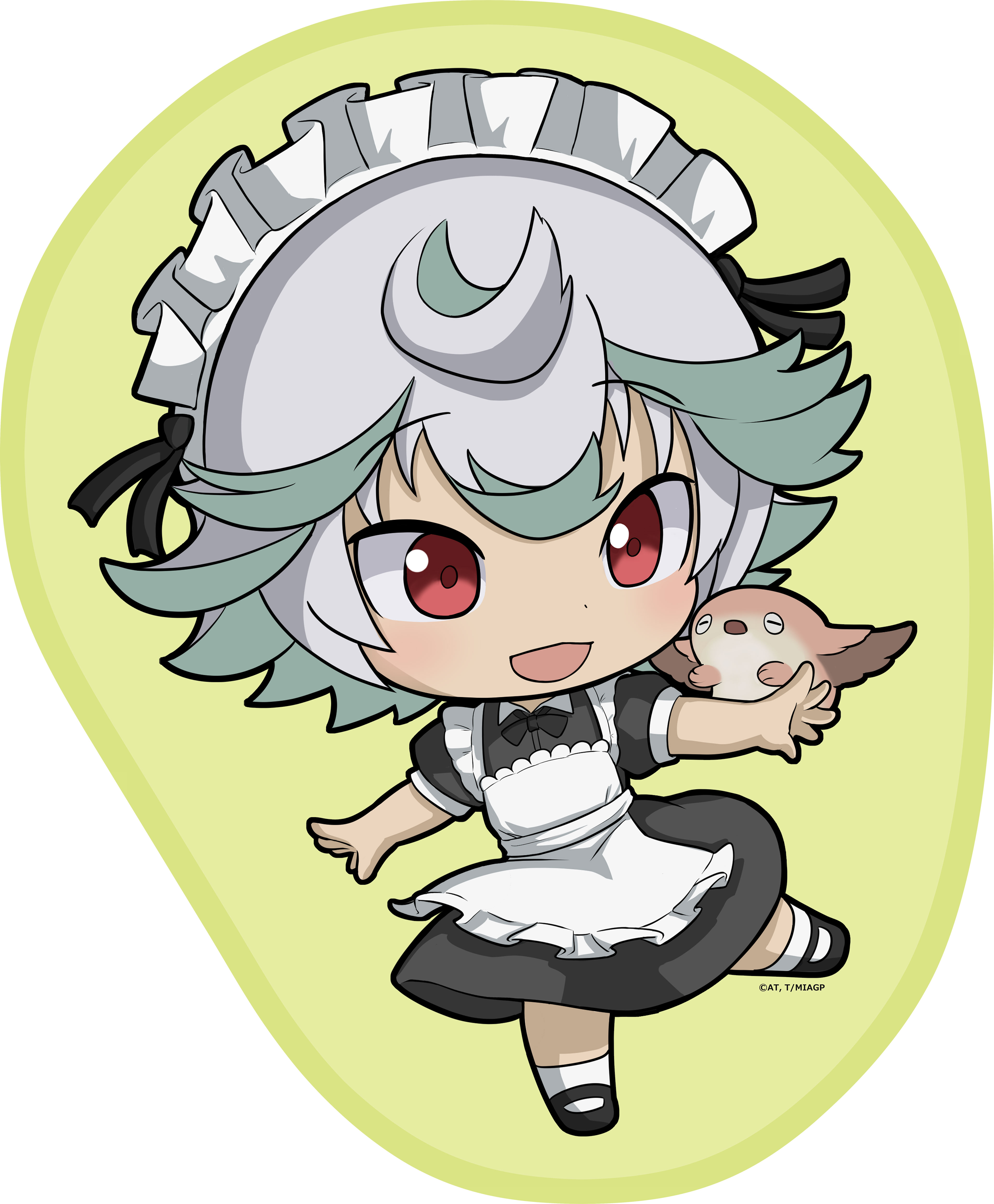 "Made in Abyss" Original Illustration Die-cut Blanket Prushka (Maid)