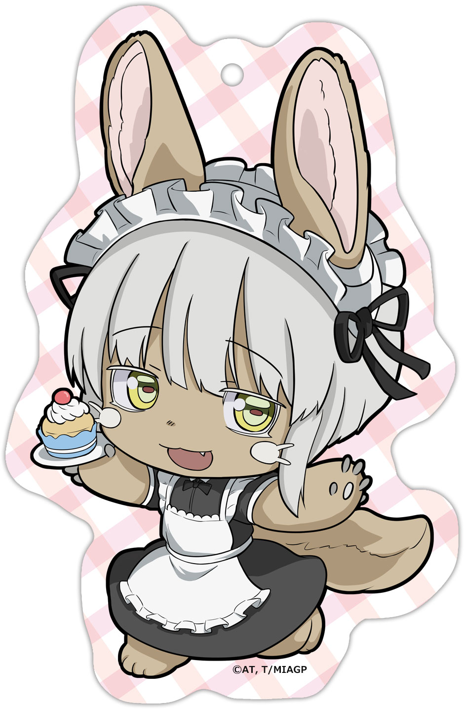 "Made in Abyss" Original Illustration Die-cut Cushion Strap Nanachi (Maid)