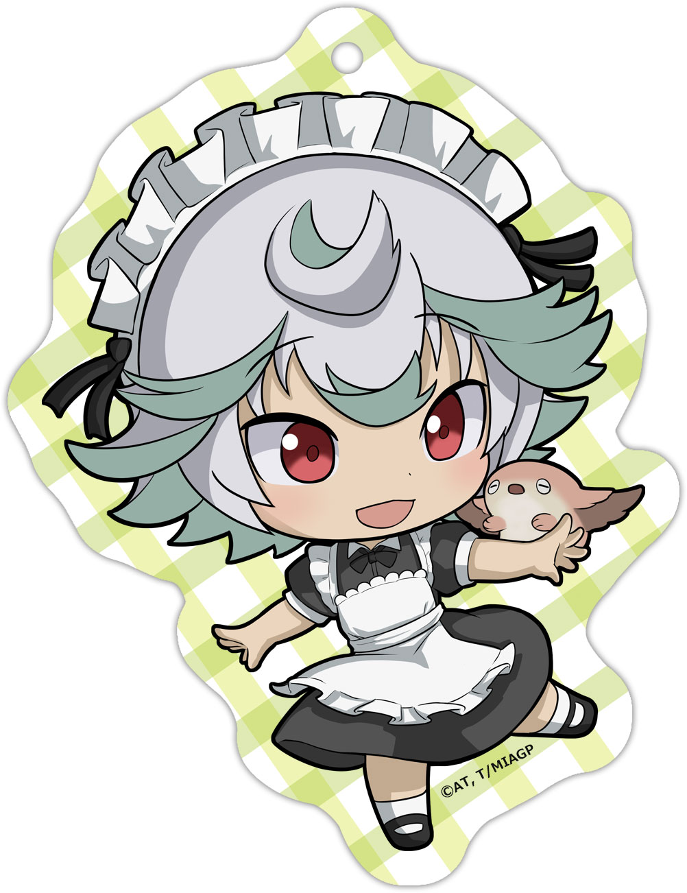 "Made in Abyss" Original Illustration Die-cut Cushion Strap Prushka (Maid)
