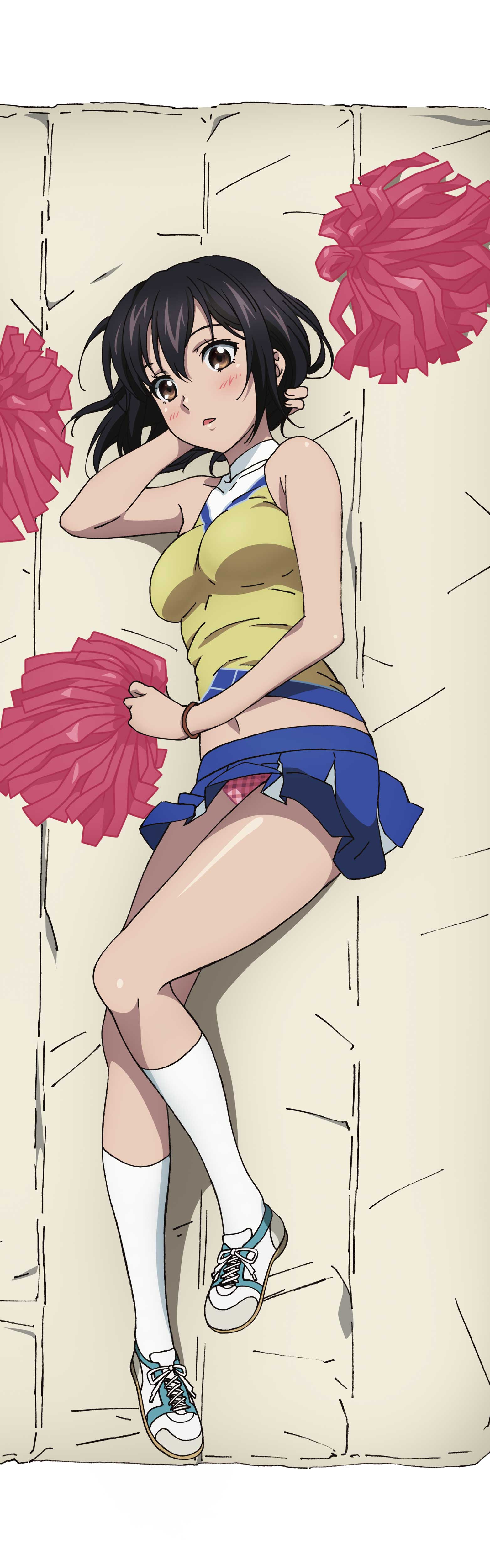 "Strike the Blood" Original Illustration Premium Dakimakura Cover Yukina & Sayaka (Cheerleader)