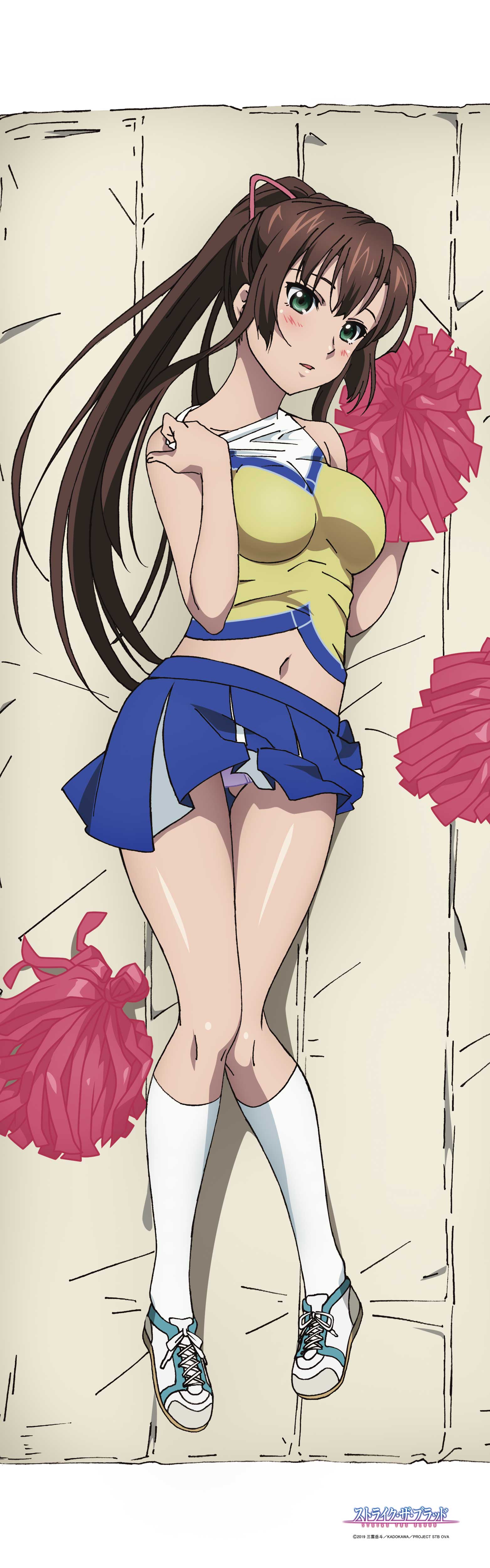 "Strike the Blood" Original Illustration Premium Dakimakura Cover Yukina & Sayaka (Cheerleader)