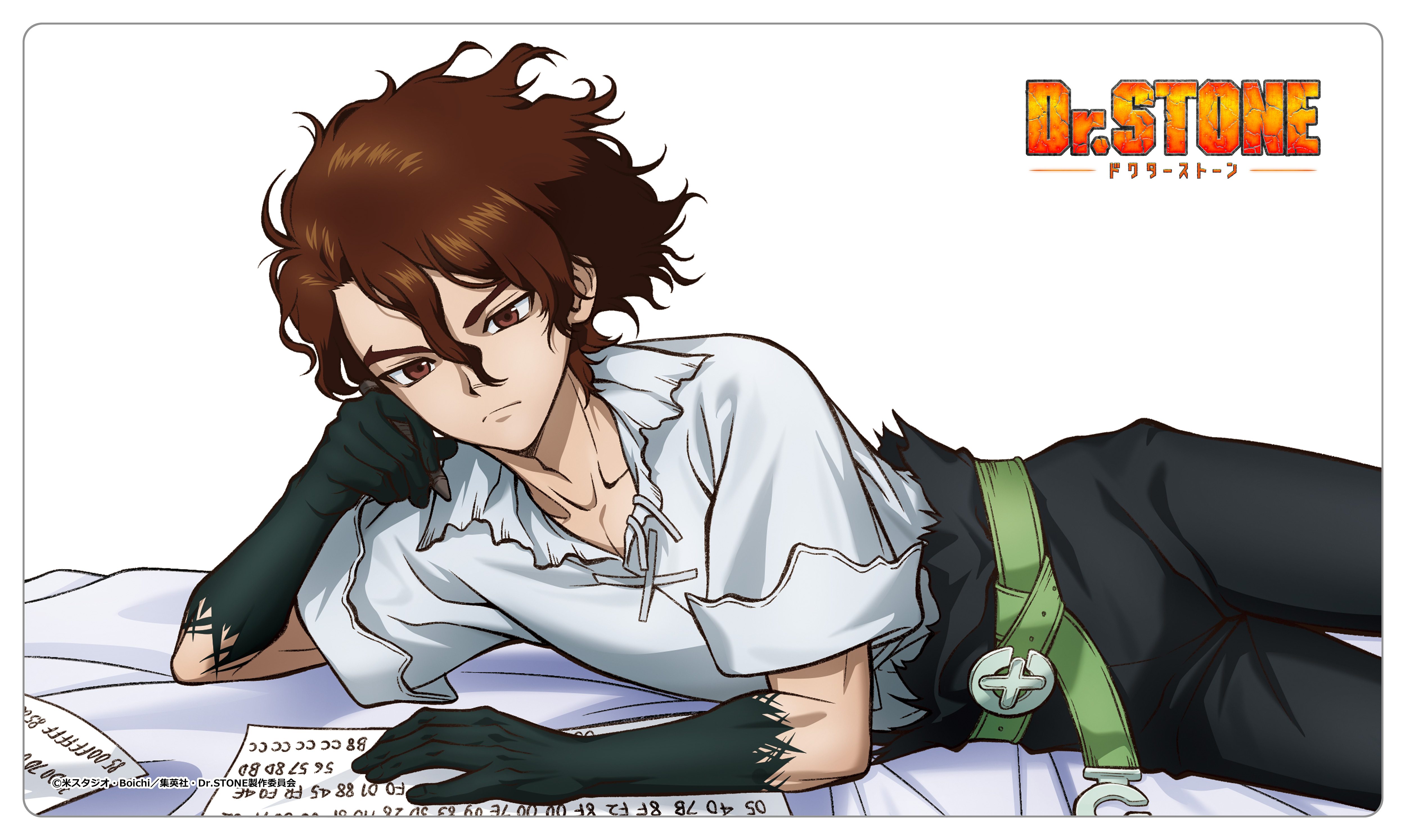 "Dr. Stone" Original Illustration Rubber Mat Nanami Sai