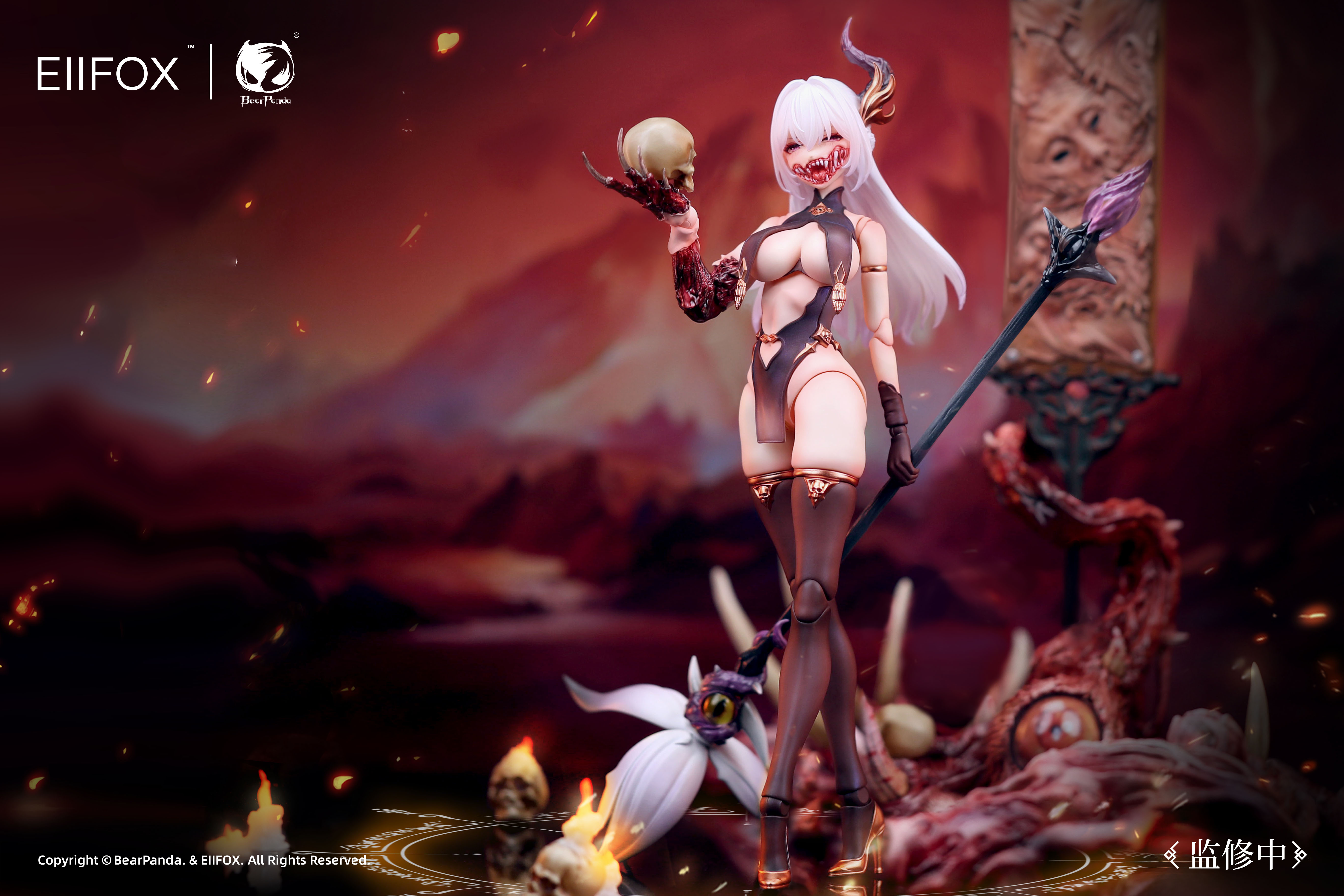 [Pre-order] BEARPANDA x EIIFOX THE GODS AND GHOSTS OF CHINA SERIES THE PAINTED SKIN 1/12 SCALE ACTION FIGURE