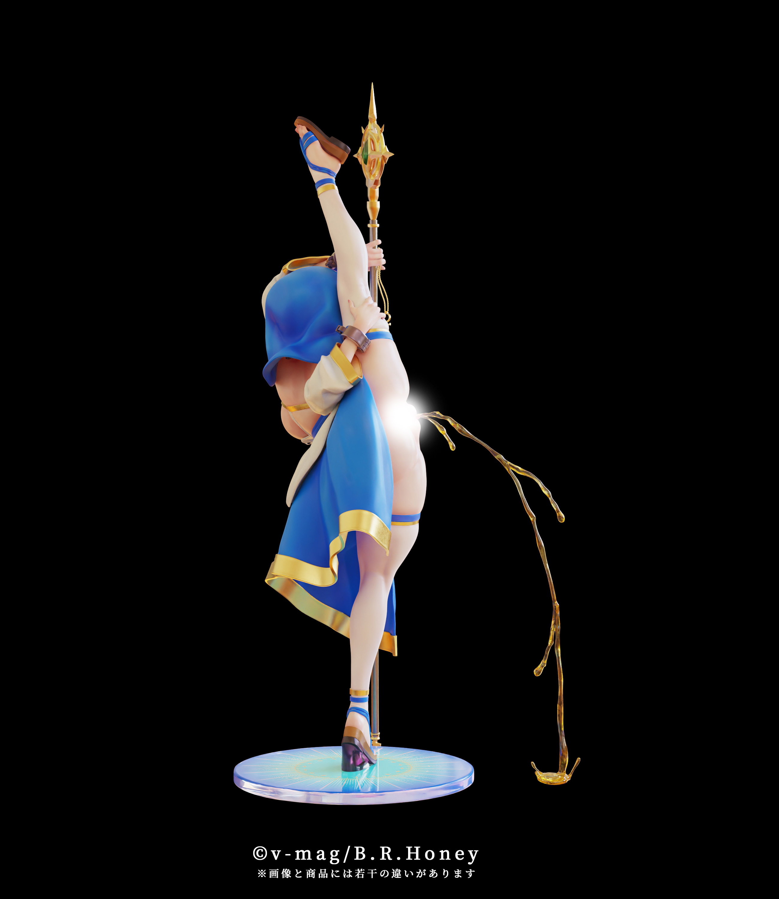 B.R. HONEY. CHARLOTTE THE SAINTESS - EXORCISM POSE 1/6 SCALE FIGURE NORMAL EDITION